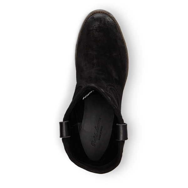 Black Jerrod Oiled Suede Roper Boot Purple Label 3