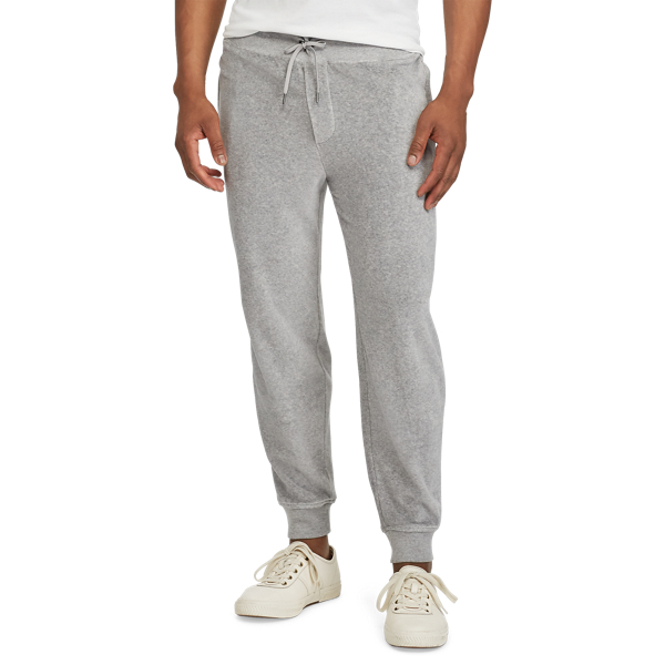 Andover Heather Cotton-Blend-Velour Jogger Polo Ralph Lauren 3