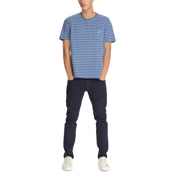Shale Blue/Austin Blue Classic Fit Cotton T-Shirt Polo Ralph Lauren 2