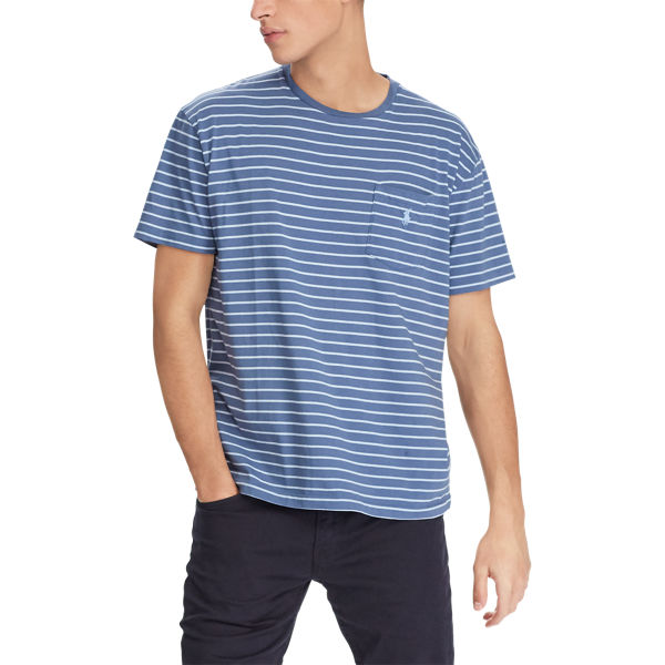 Shale Blue/Austin Blue Classic Fit Cotton T-Shirt Polo Ralph Lauren 3