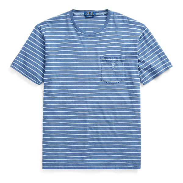 Shale Blue/Austin Blue Classic Fit Cotton T-Shirt Polo Ralph Lauren 1