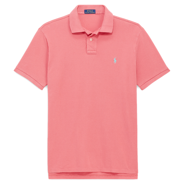 Hyannis Red Classic Fit Mesh Polo Shirt Polo Ralph Lauren 1