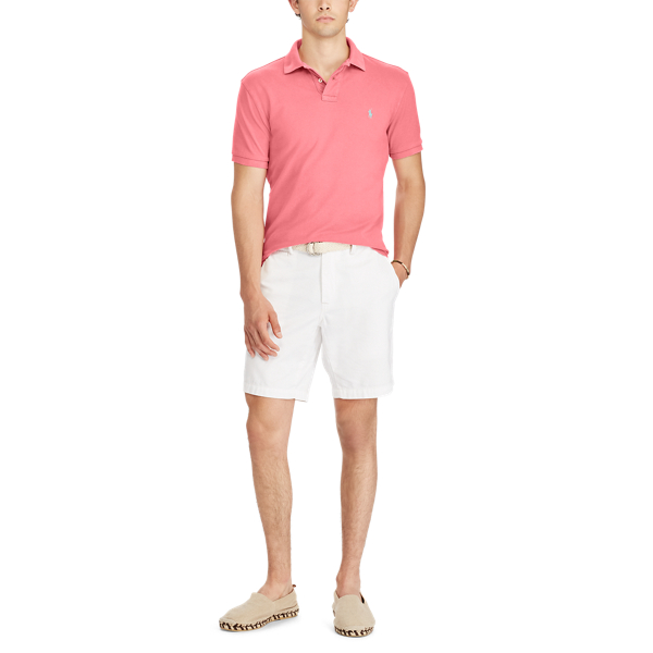 Polo ultra cintr&eacute; en coton piqu&eacute; Polo Ralph Lauren en Hyannis Red 2