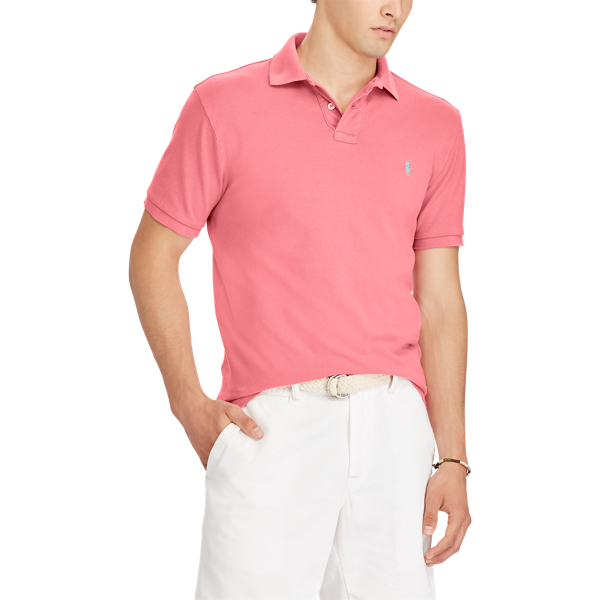 Polo ultra cintr&eacute; en coton piqu&eacute; Polo Ralph Lauren en Hyannis Red 3