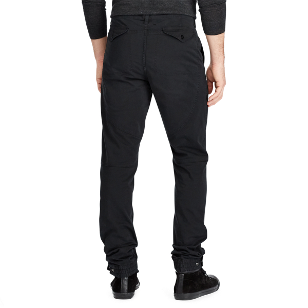Black Stretch Straight Fit Jogger Polo Ralph Lauren 4