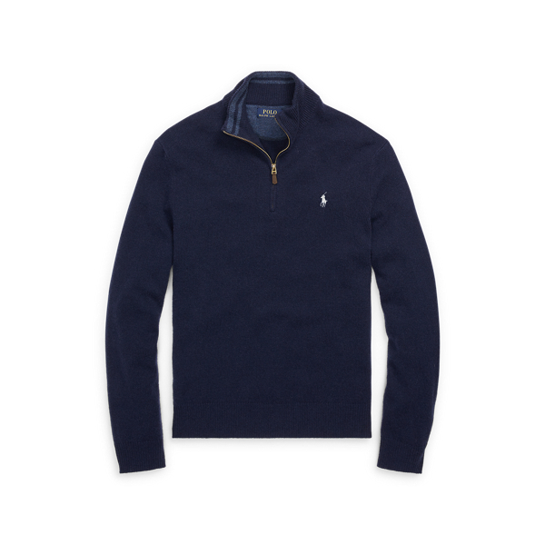 Wool-Cashmere Quarter-Zip Sweater Polo Ralph Lauren in 1