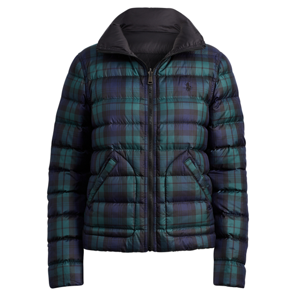 Ralph lauren tartan down jacket deals