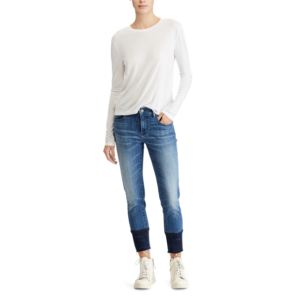 Jeans corti Tompkins skinny Polo Ralph Lauren in Blu 3