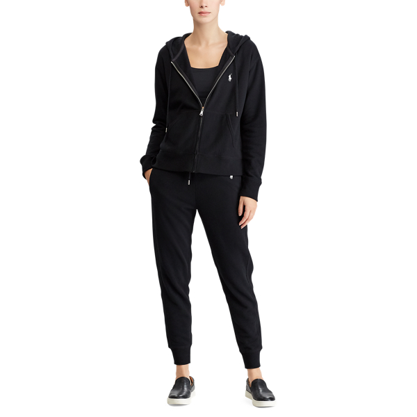 Fleece-Kapuzenjacke Polo Ralph Lauren in Schwarz 4