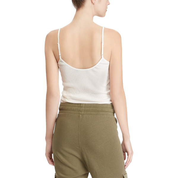 &Auml;rmelloses Spitzenoberteil Polo Ralph Lauren in Wei&szlig; 5