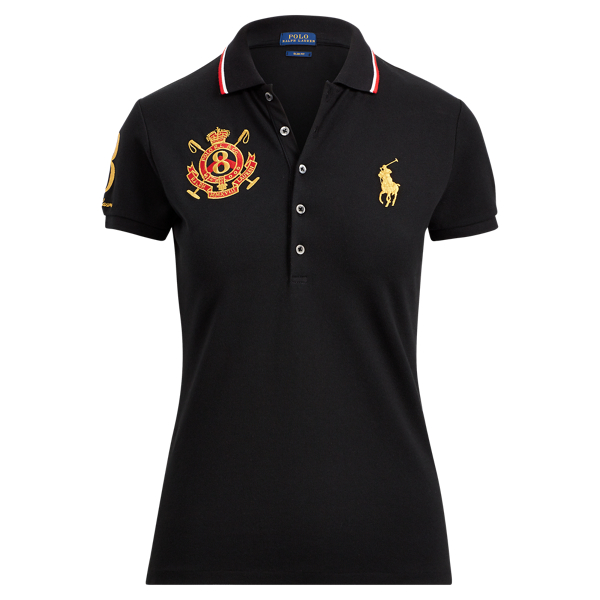 Slim Fit Stretch Mesh Polo