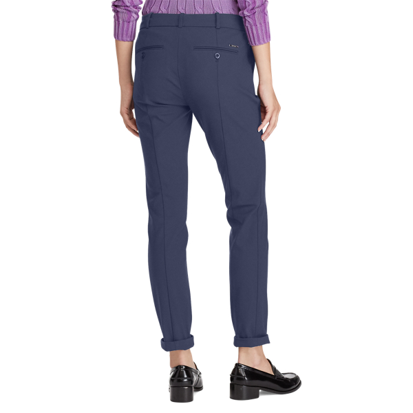 Aviator Navy High-Rise Twill Straight Trouser Polo Ralph Lauren 4