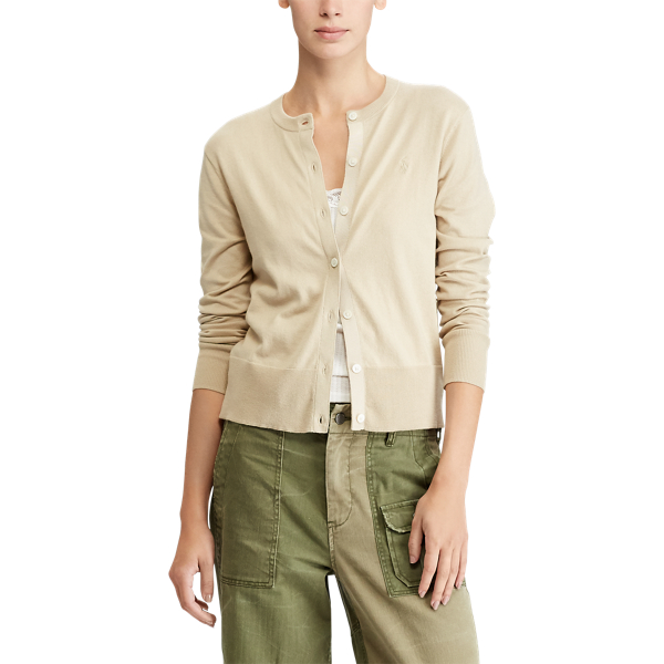 Cardigan en coton Polo Ralph Lauren en Sable 4