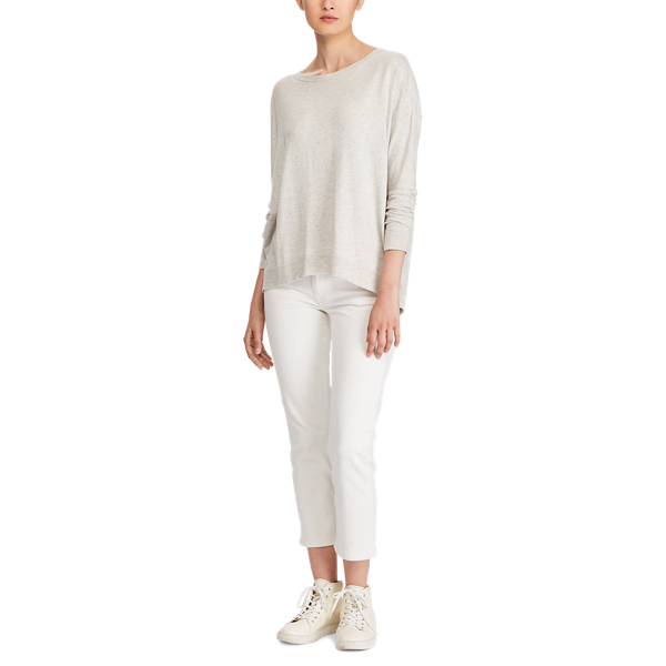 Rundhals-Feinstrickpullover Polo Ralph Lauren in Grau 3