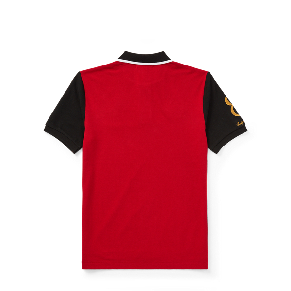 New Red Lunar New Year Mesh Polo Shirt Boys 8-20 2