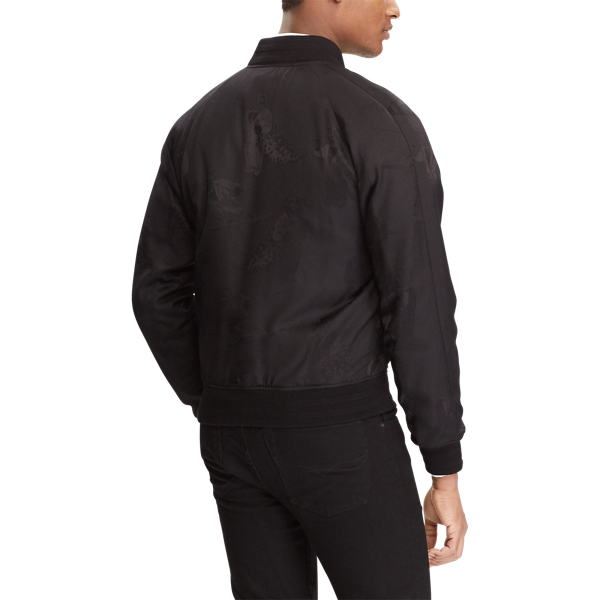 Black Polo Bear Bomber Jacket Polo Ralph Lauren 4