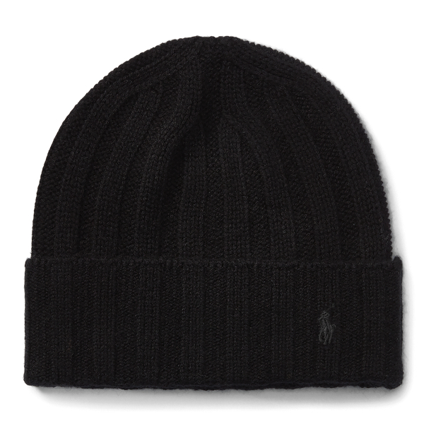 Wide-Rib Cashmere-Wool Cap Polo Ralph Lauren 1
