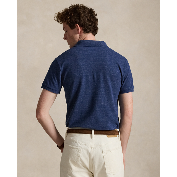Classic Royal Heather Slim Fit Mesh Polo Shirt Polo Ralph Lauren 5