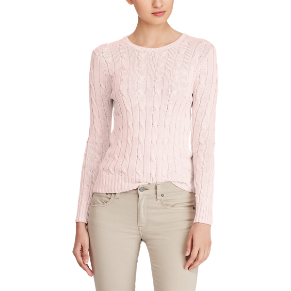 Cable-Knit Cotton Sweater