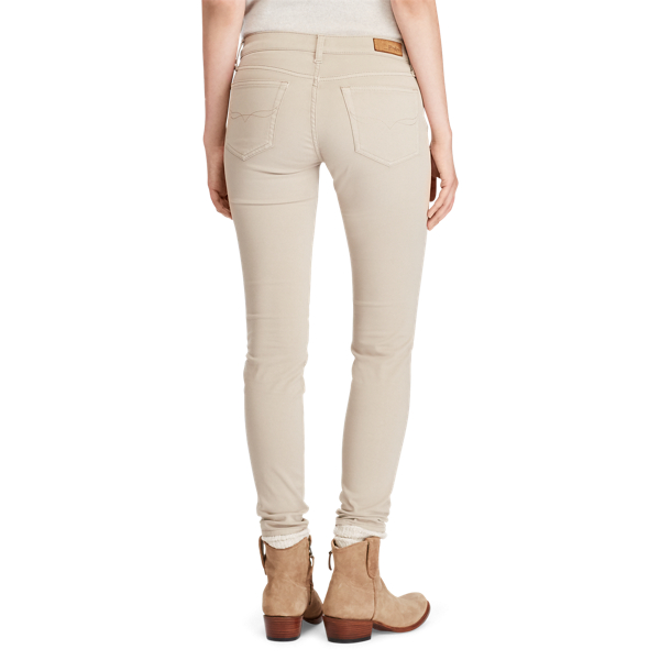 Taupe Tompkins Sateen Skinny Jean Polo Ralph Lauren 5