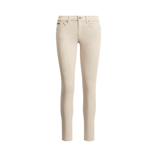Taupe Tompkins Sateen Skinny Jean Polo Ralph Lauren 2