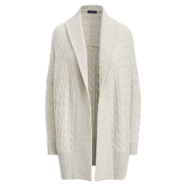 Cable Cashmere Shawl Cardigan Polo Ralph Lauren 1