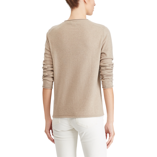 Truffle Melange Cashmere Rollneck Sweater Polo Ralph Lauren 4