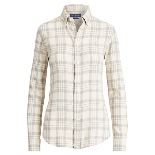 Classic Fit Plaid Twill Shirt for Women Ralph Lauren® IN