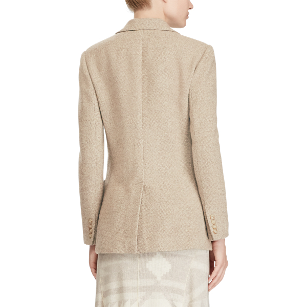 Tweedblazer aus Wollmischung Polo Ralph Lauren in Sanftes Sandbraun 4