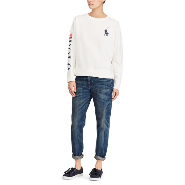 Fleece Polo Sweatshirt Polo Ralph Lauren em Nevis 3