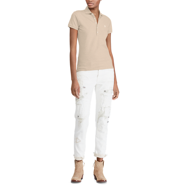 Expedition Dune Heather Slim Fit Polo Shirt Polo Ralph Lauren 2