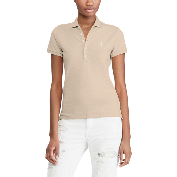 Expedition Dune Heather Slim Fit Polo Shirt Polo Ralph Lauren 3