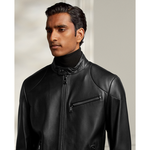 Randall Lambskin Biker Jacket | Ralph Lauren