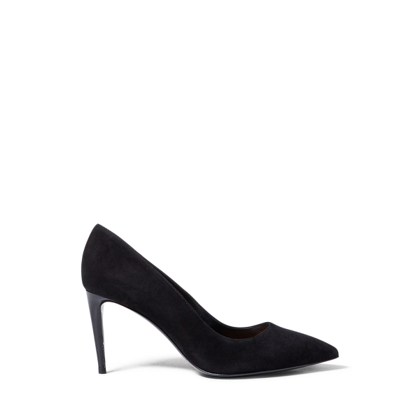 D&eacute;collet&eacute; Armissa in camoscio Ralph Lauren Collection in 1