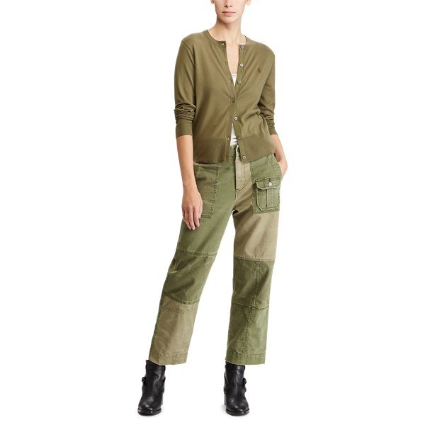 Olive Cotton Cardigan Polo Ralph Lauren 2