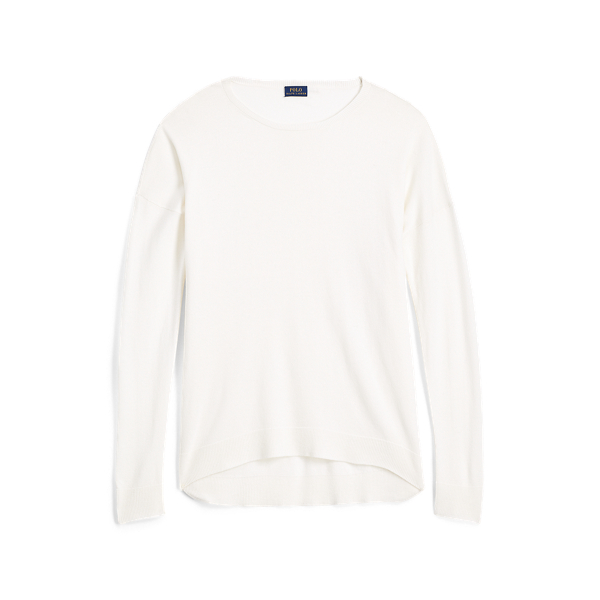 Fledermaus-Feinstrickpullover Polo Ralph Lauren in Collection-Creme 1