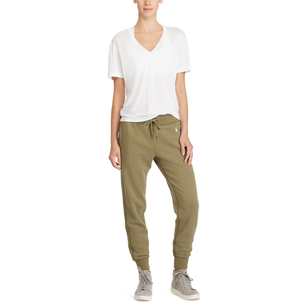 Pantalon de jogging molleton léger Polo Ralph Lauren en Olive basique 2