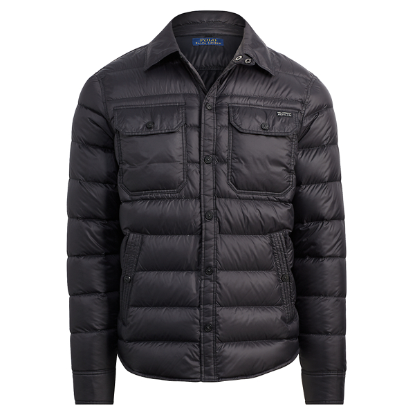 Quilted Down Shirt Jacket for Men Ralph Lauren UK