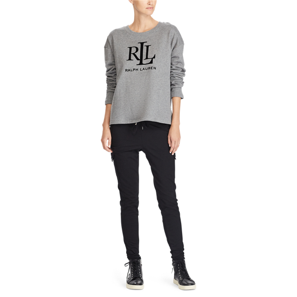 Cityscape Grey Heather LRL French Terry Sweatshirt Lauren 2
