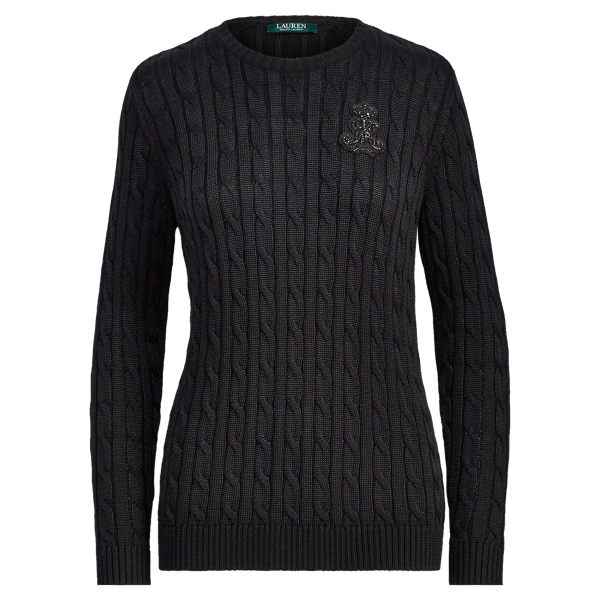 Crest Cable Knit Sweater Ralph Lauren UK