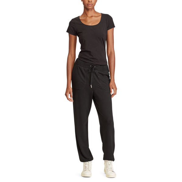 Polo Black Knit Jogger Pant Lauren 3