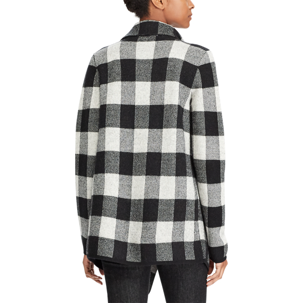 Polo Black/ Buffalo Plaid Merino Jacket Lauren 4