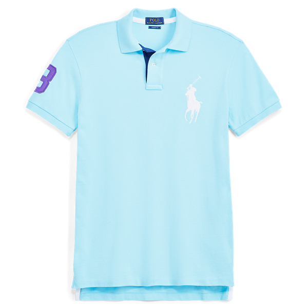 Custom Slim Fit Mesh Polo