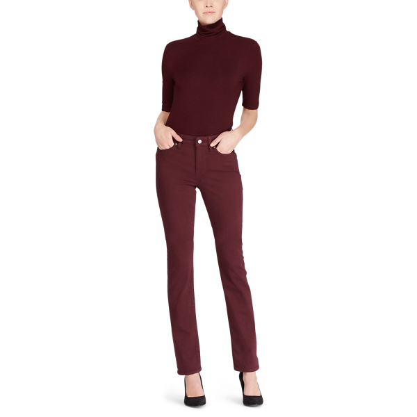 Red Sangria Jersey Turtleneck Top Lauren 2