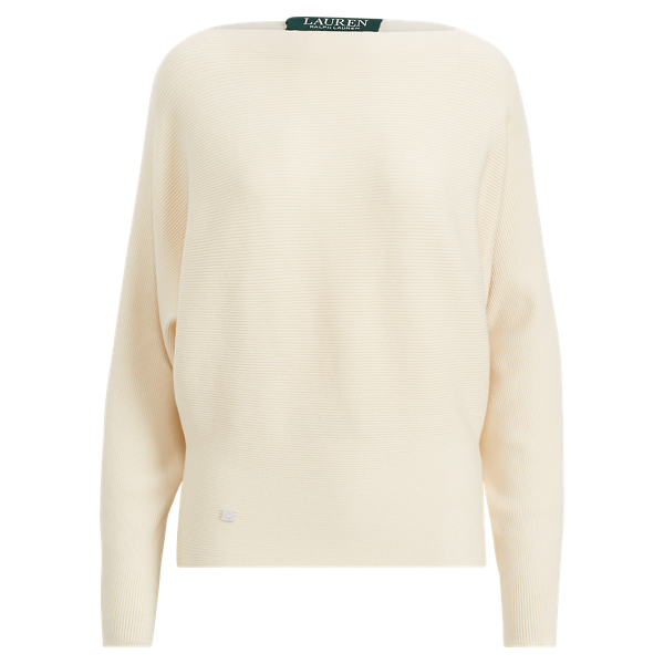 Natural Stretch Cotton Dolman Sweater Lauren 1