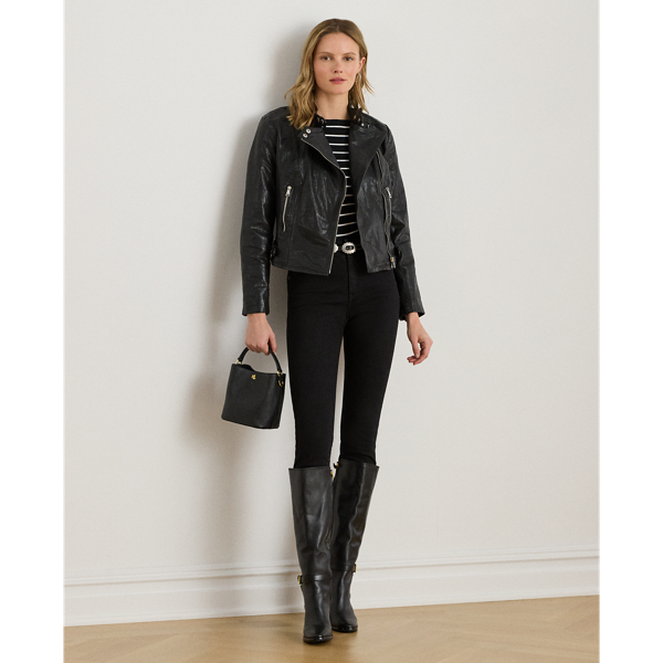 Leather Moto Jacket | Ralph Lauren