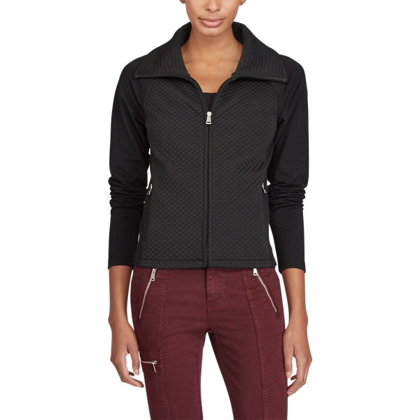 Polo Black Funnelneck Zip Hoodie Lauren 3