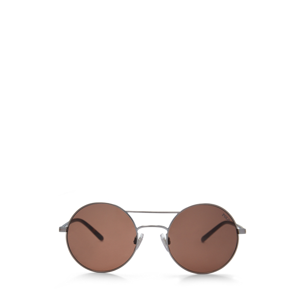 Double-Bridge Round Sunglasses Polo Ralph Lauren 1