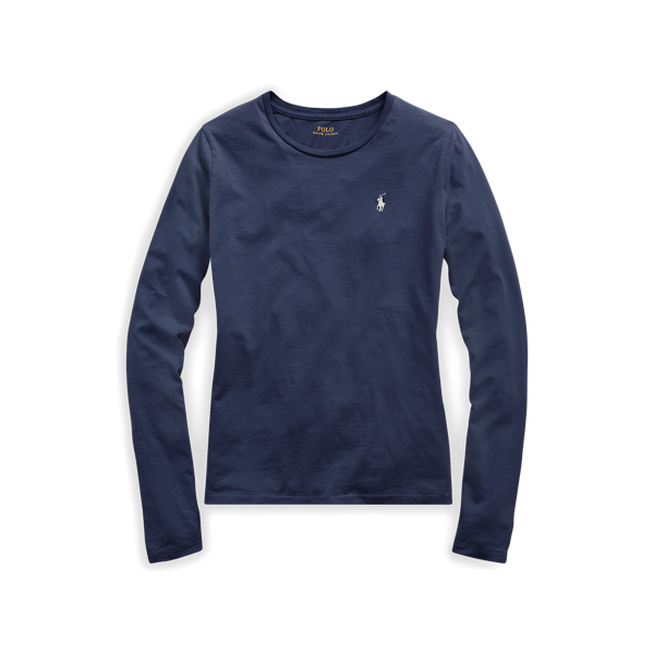 Camiseta de manga larga en punto jersey Polo Ralph Lauren en 1