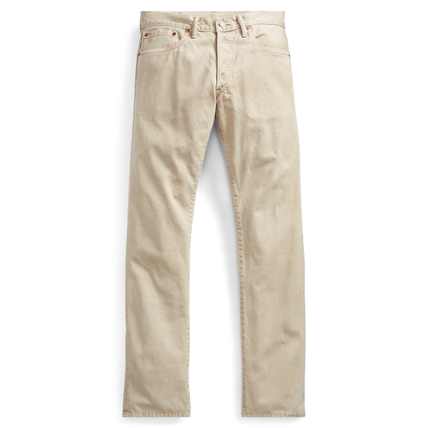 Pantalon droit en velours c&ocirc;tel&eacute; RRL en 1